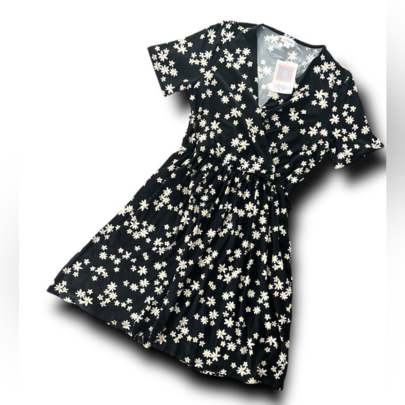 LuLaRoe Dresses Nwt Lularoe Chantale Cross Front Dress Poshmark